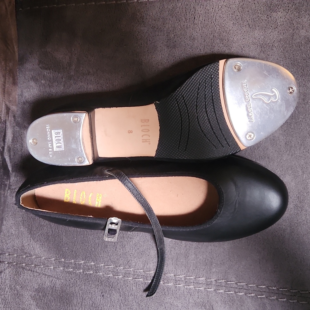 Bloch Black Mary Jane Tap Shoes (New/Never Worn)